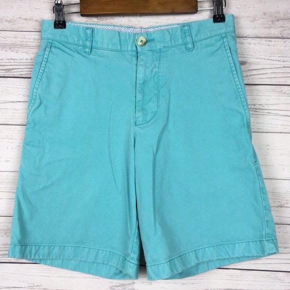 Southern Tide Other - Southern Tide Mens Khaki Shorts 28 Teal Blue Turquoise Pima Cotton Blend Summer